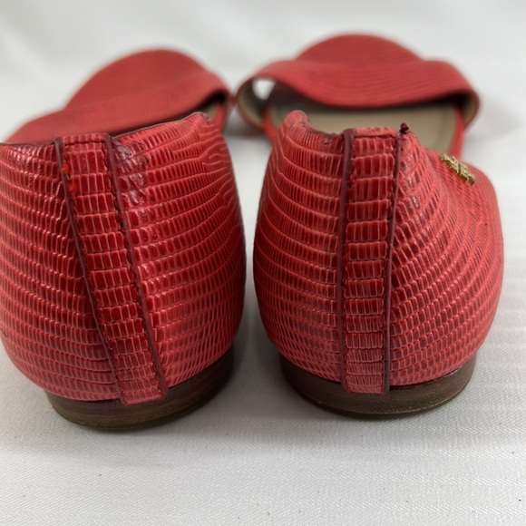 Tory Burch Tangerine Leather Sandals - Picture 8 of 14